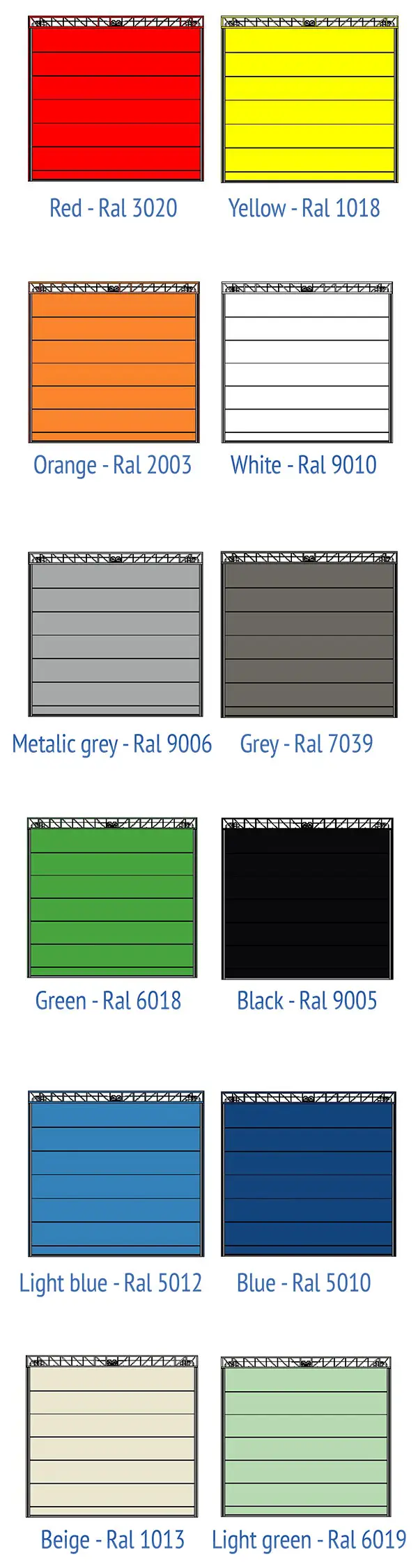 Shipyard Hangar Door Colors